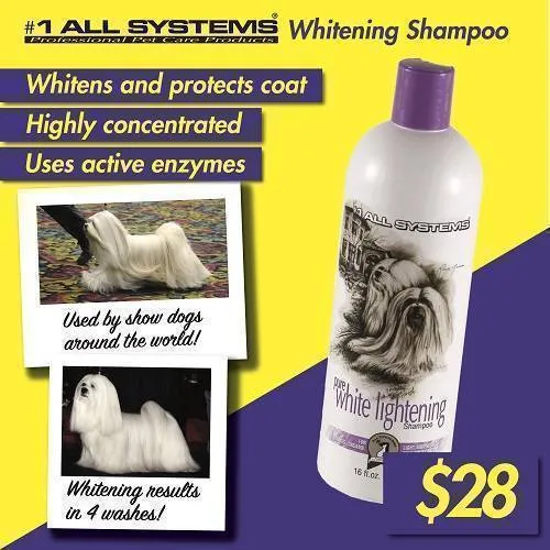 #1 All Systems Pure White Lightening Shampoo 16oz