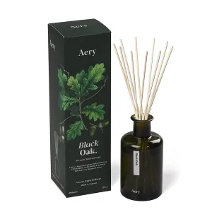 Aery Living Botanical Green 200ml Reed Diffuser - Black Oak