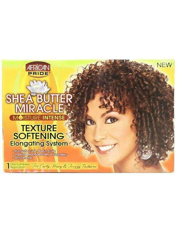 African Pride Shea Butter Miracle Texture Softening Elongating System