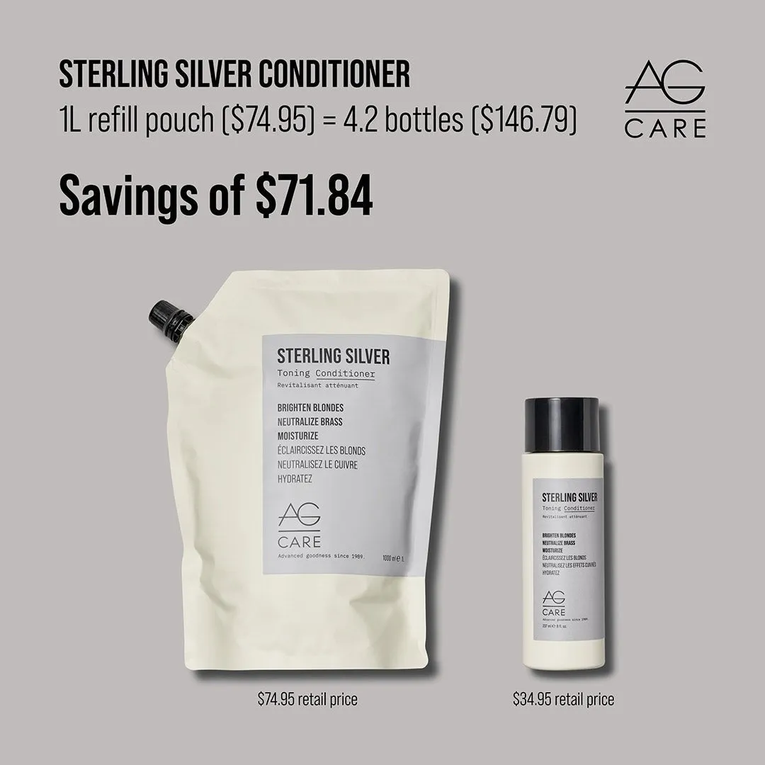 AG Care Sterling Silver Toning Conditioner 1L