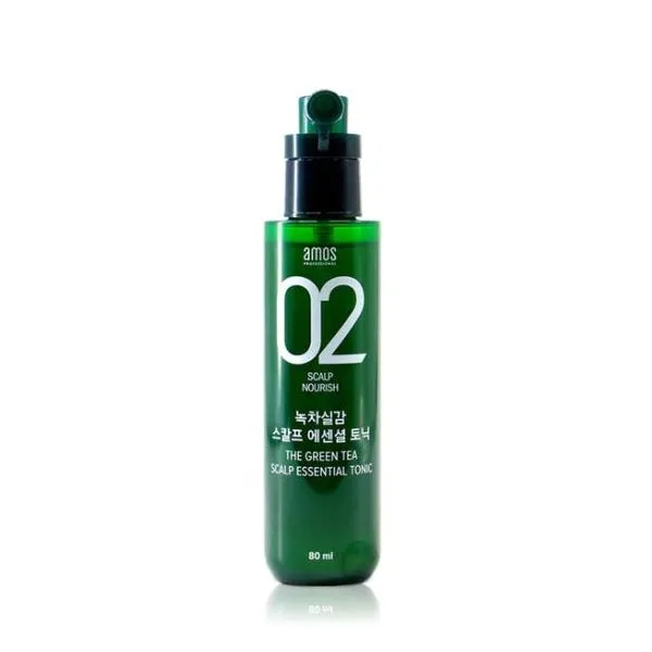 Amos Scalp 02 Feel The GREEN TEA Scalp Essential Tonics 80ml Hair Loss Treatments