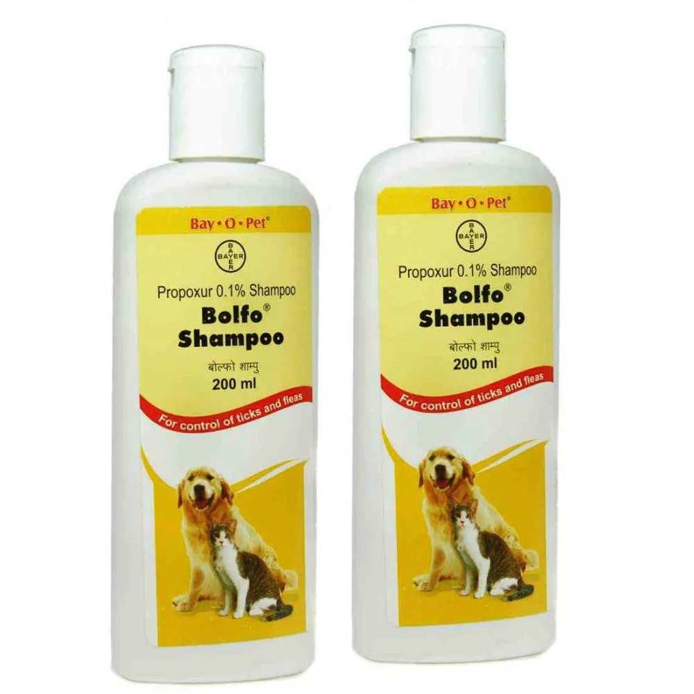 Bayer Bolfo Anti-Tick Shampoo for Dogs & Cats 200 ml