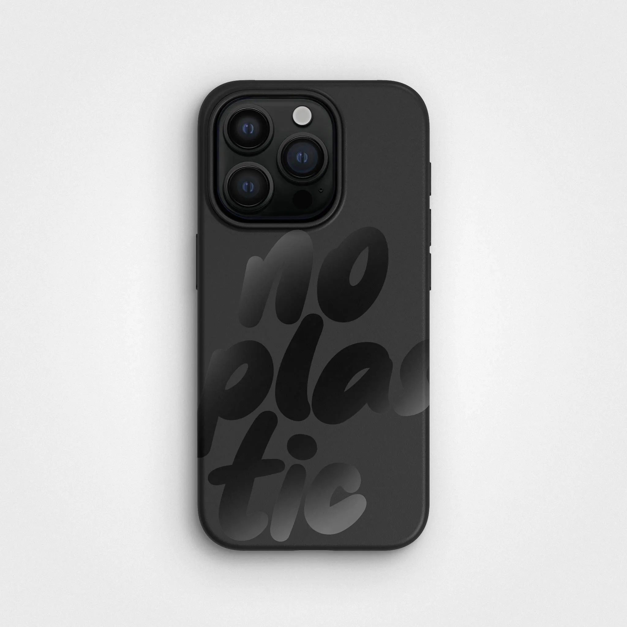 Black, No Plastic - PLNTPRTCT™ Circular Mobile Case & Screen Protector Bundle | Free Charging Cable worth €30