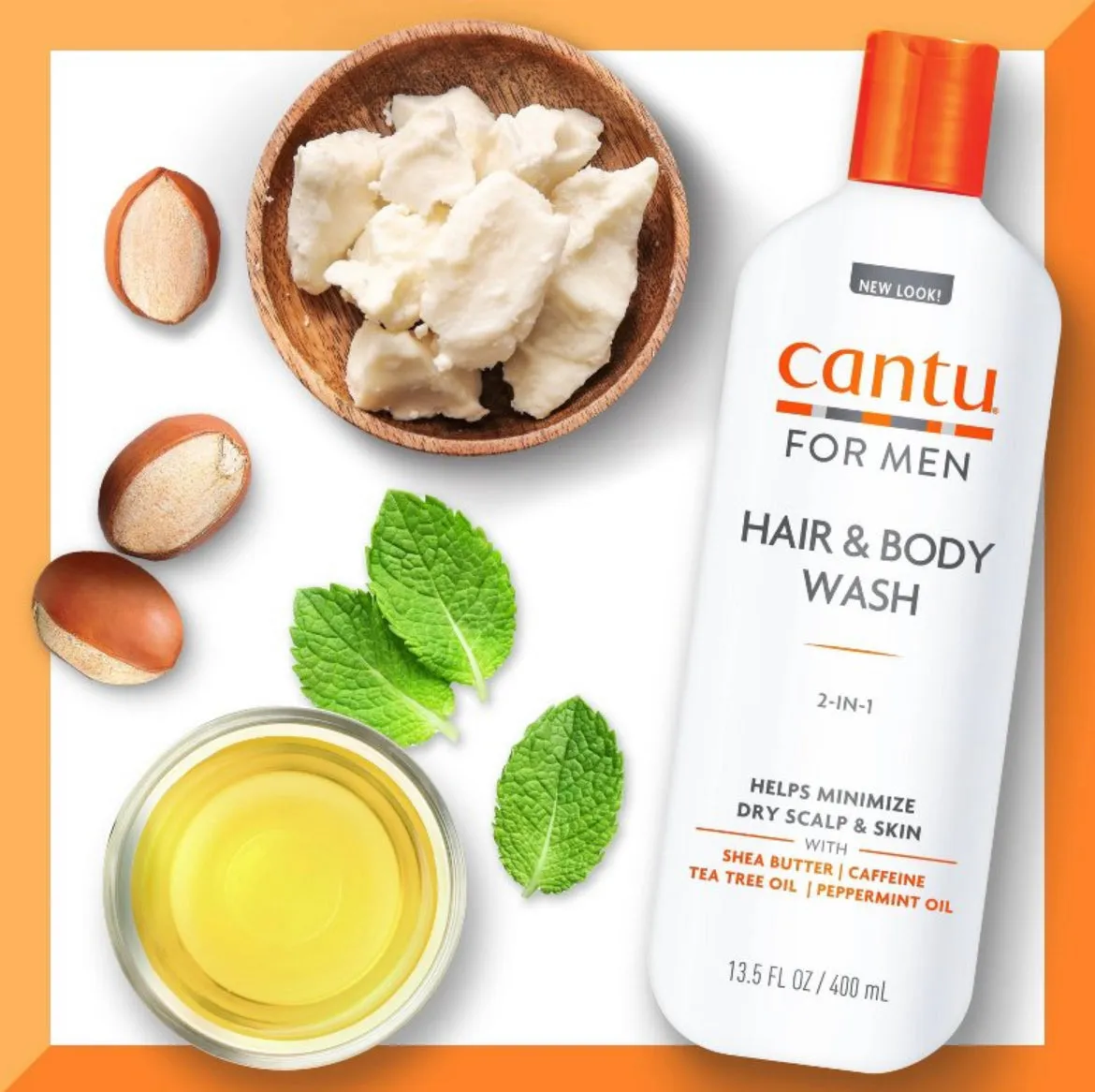 CANTU: 3 IN 1 SHAMPOO, CONDITIONER & BODY WASH