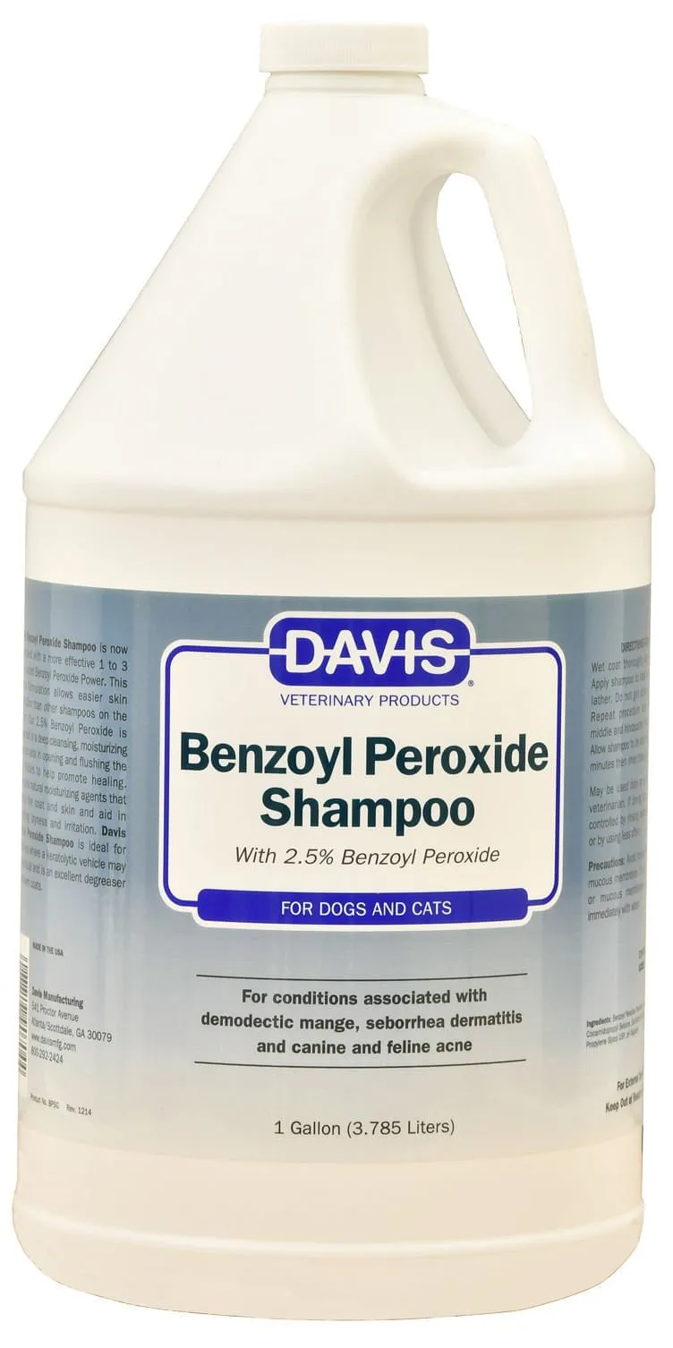 Davis Benzoyl Peroxide Pet Shampoo