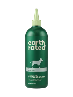 Earth Rated Short Coat 3-in-1 Dog Shampoo 16oz