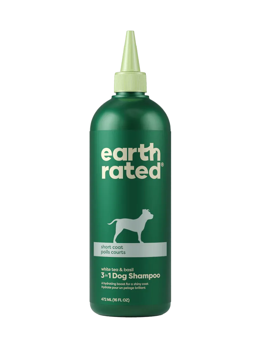 Earth Rated Short Coat 3-in-1 Dog Shampoo 16oz