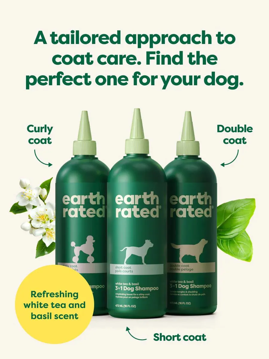 Earth Rated Short Coat 3-in-1 Dog Shampoo 16oz