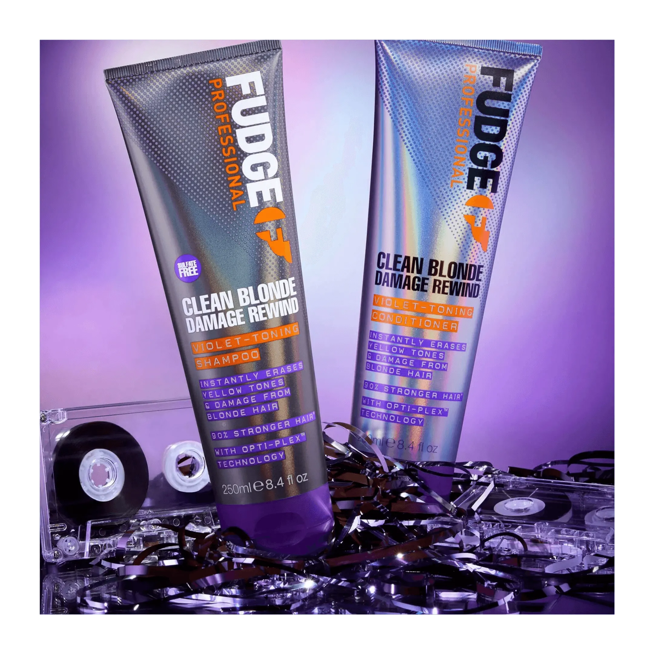 Fudge Clean Blonde Damage Rewind Violet-Toning Conditioner 250ml