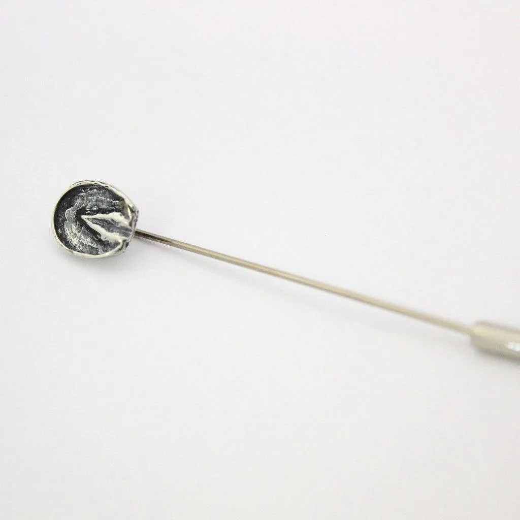 Horse Hoof Ascot Stickpin Sterling Silver