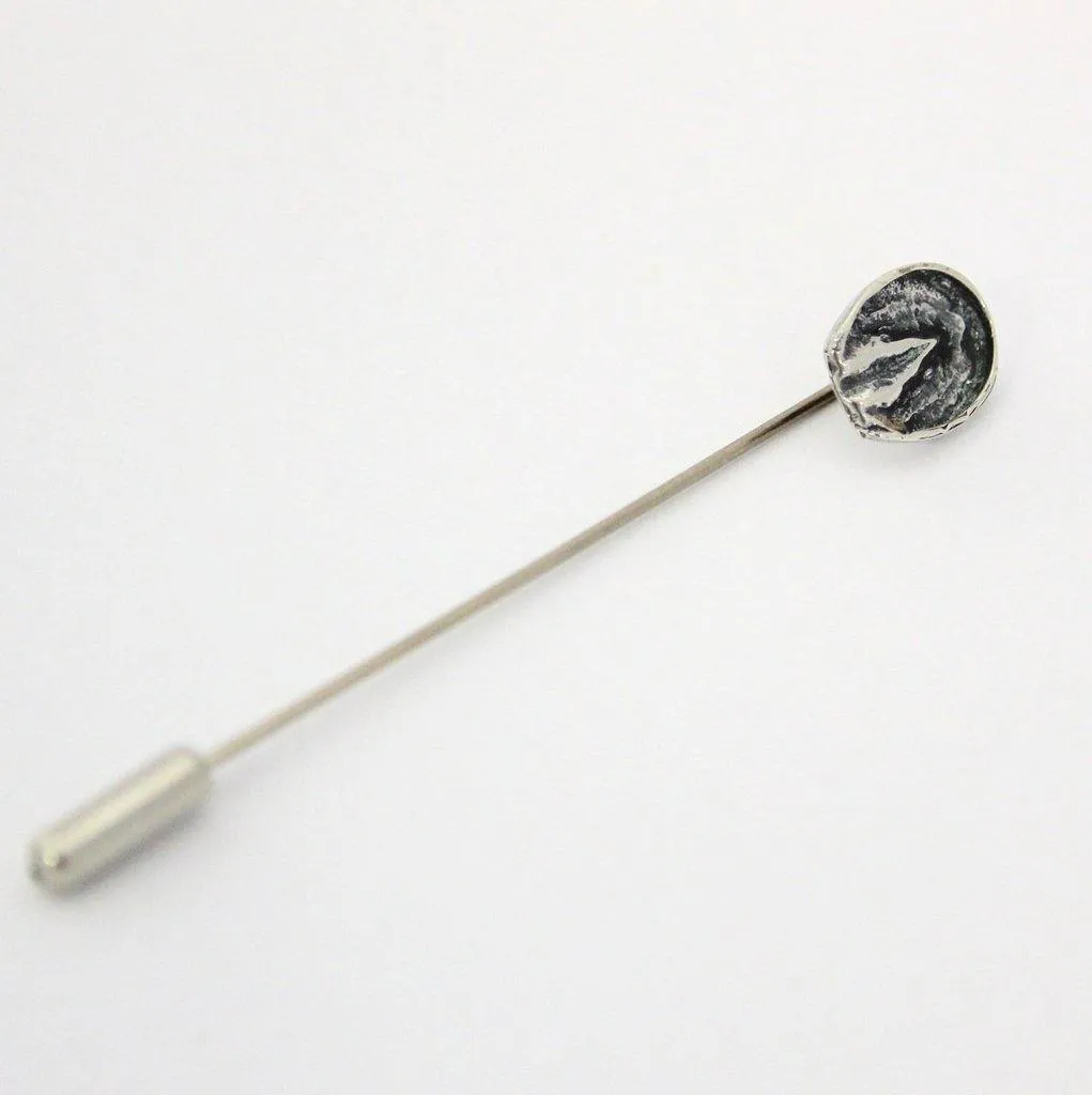 Horse Hoof Ascot Stickpin Sterling Silver