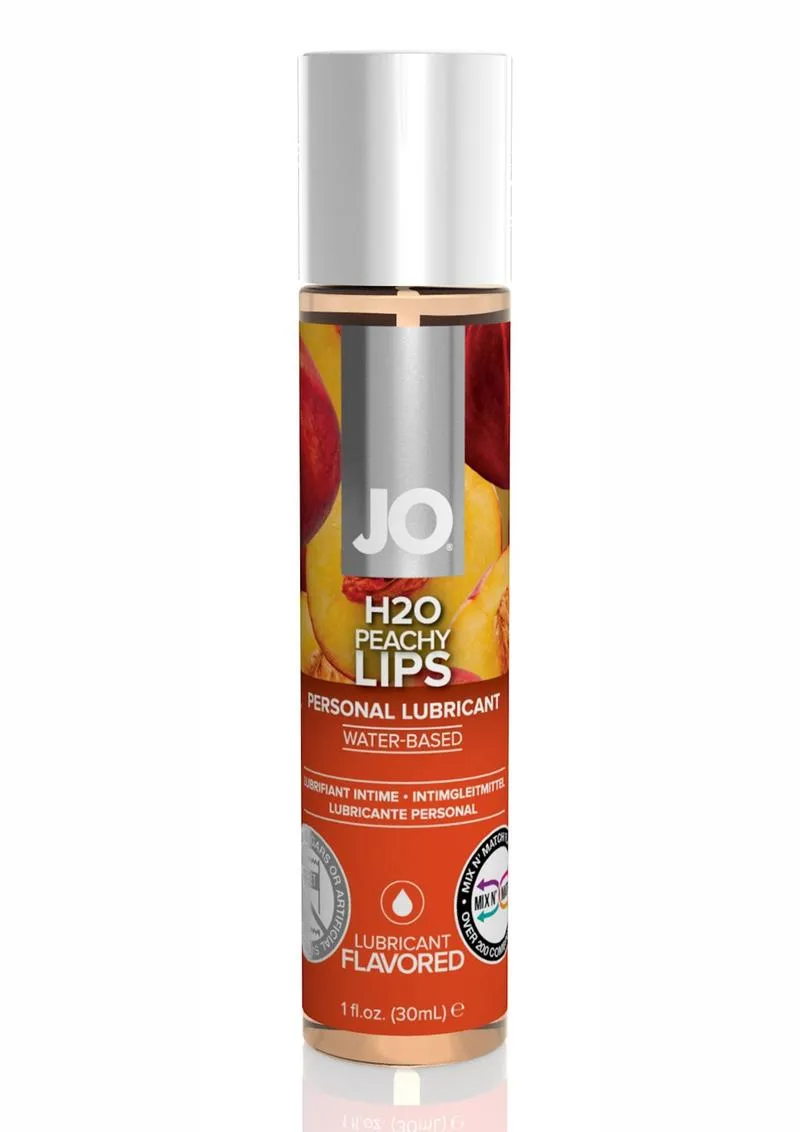 JO H2o Water Based Flavored Lubricant Peachy Lips