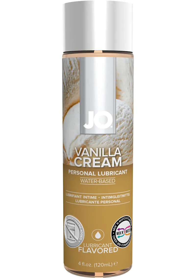 JO H2o Water Based Flavored Lubricant Vanilla Cream