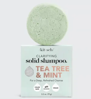 Kitsch Tea Tree   Mint Clarifying Shampoo Bar