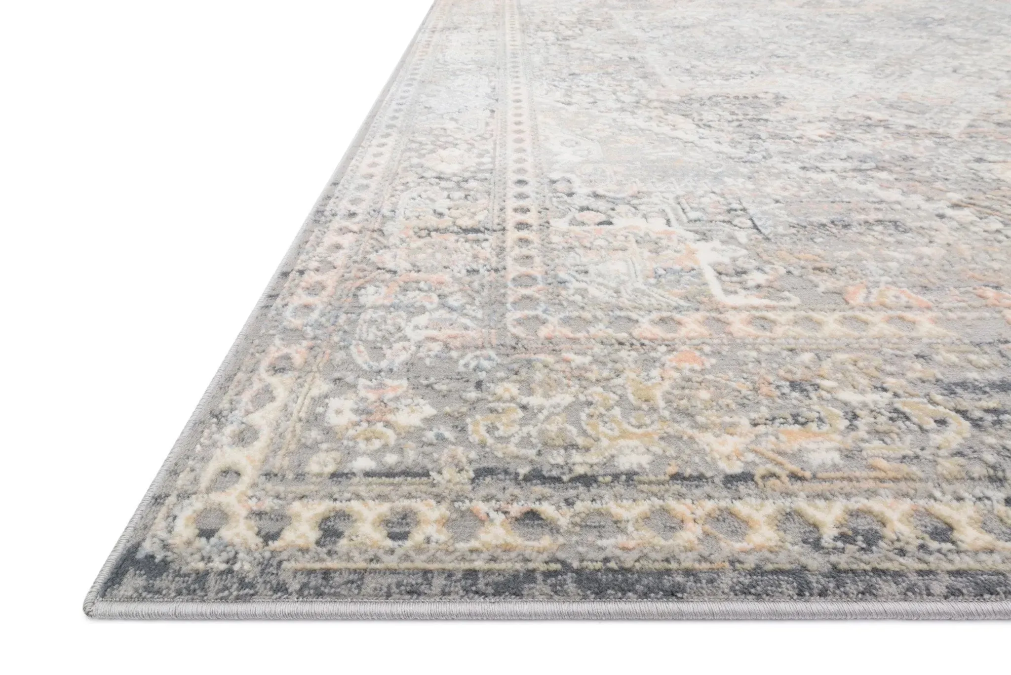 Lucia LUC-01 Grey/Sunset Rug