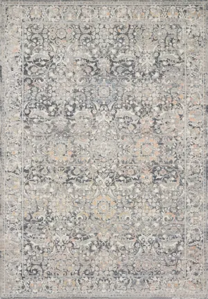 Lucia Rug in Grey & Mist