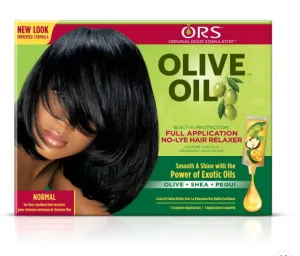 O.R.S. FULL APPLICATION NO-LYE HAIR RELAXER KIT [OLIVE OIL]