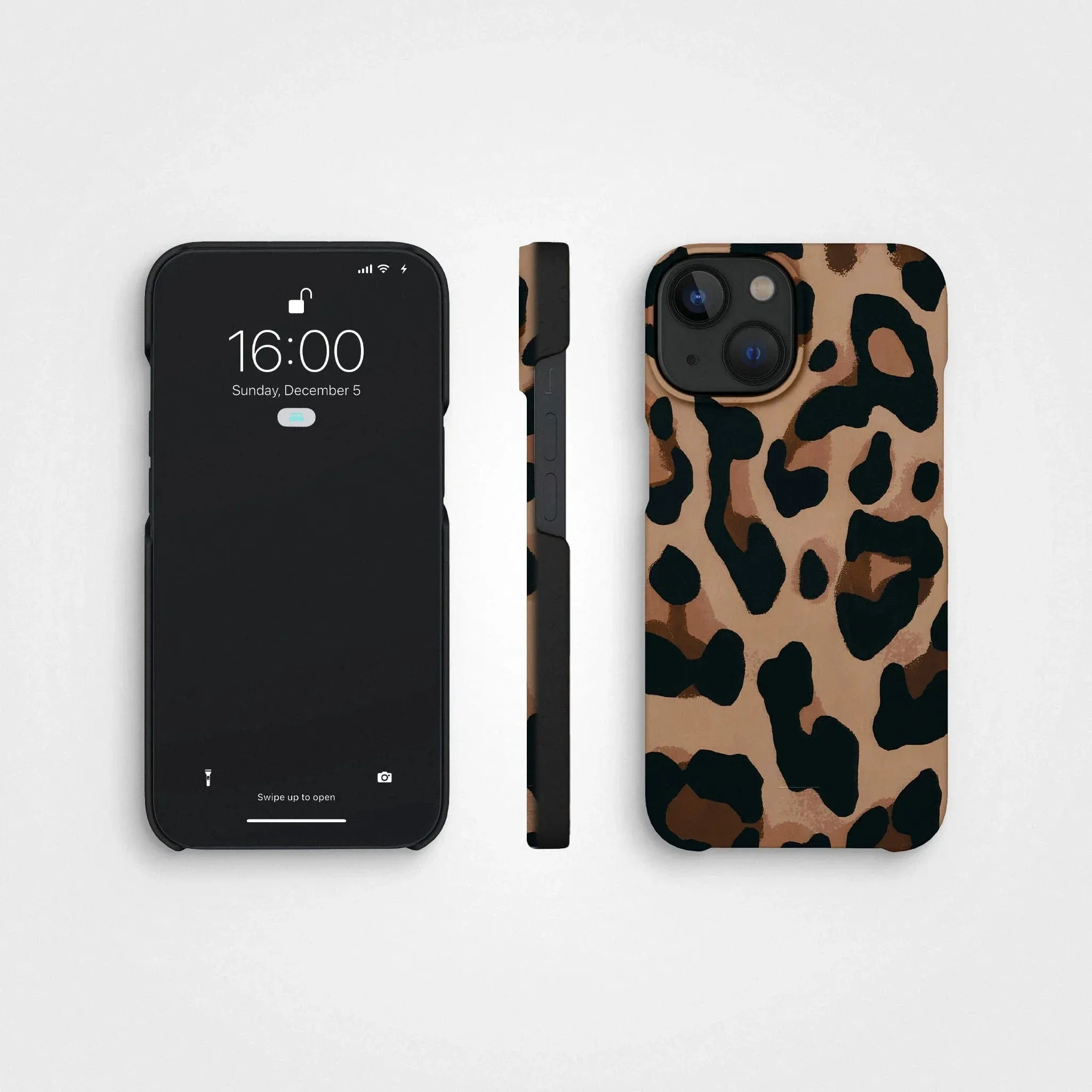 Plant-based cell phone case | Misty Leopard