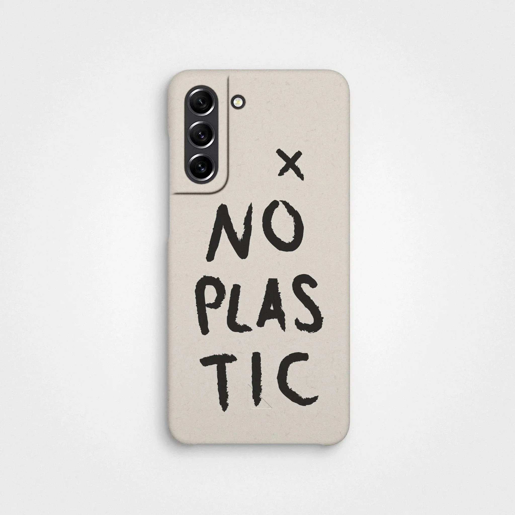 Plant-based phone case, no plastic, black | Vanilla white