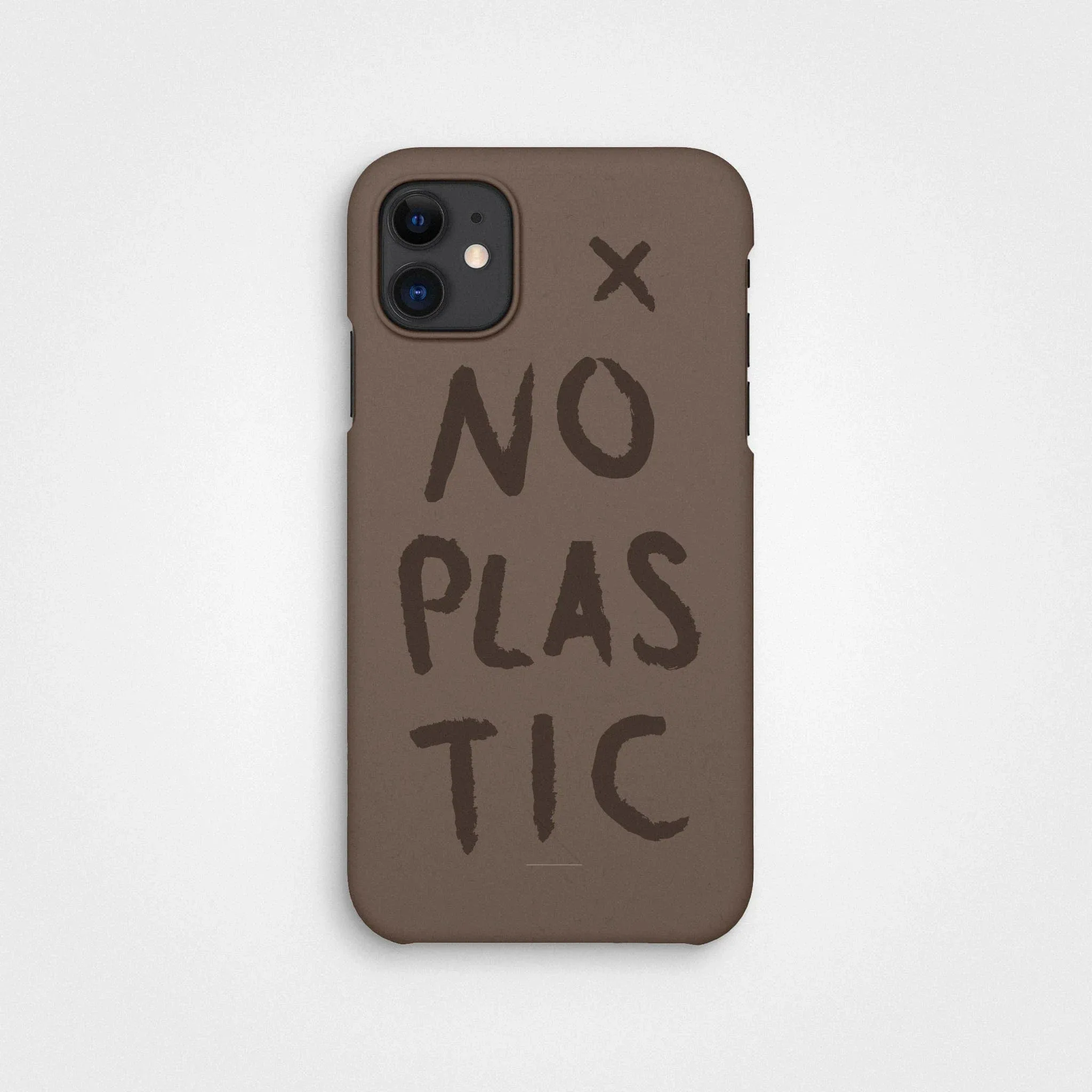 Plant-based phone case, no plastic | Earth brown