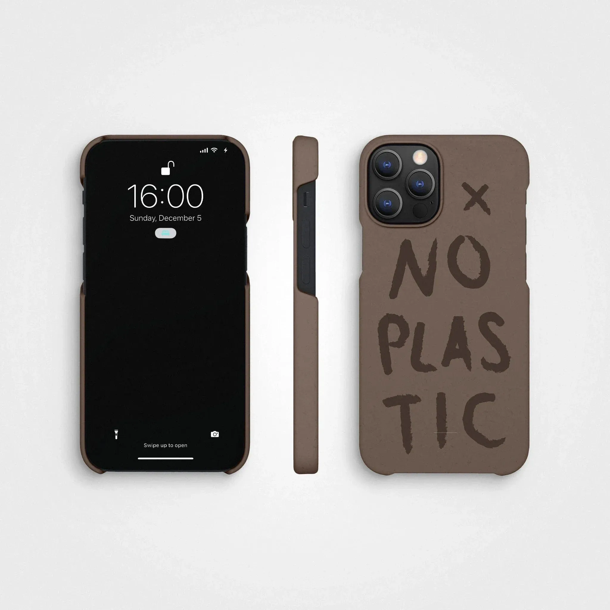 Plant-based phone case, no plastic | Earth brown