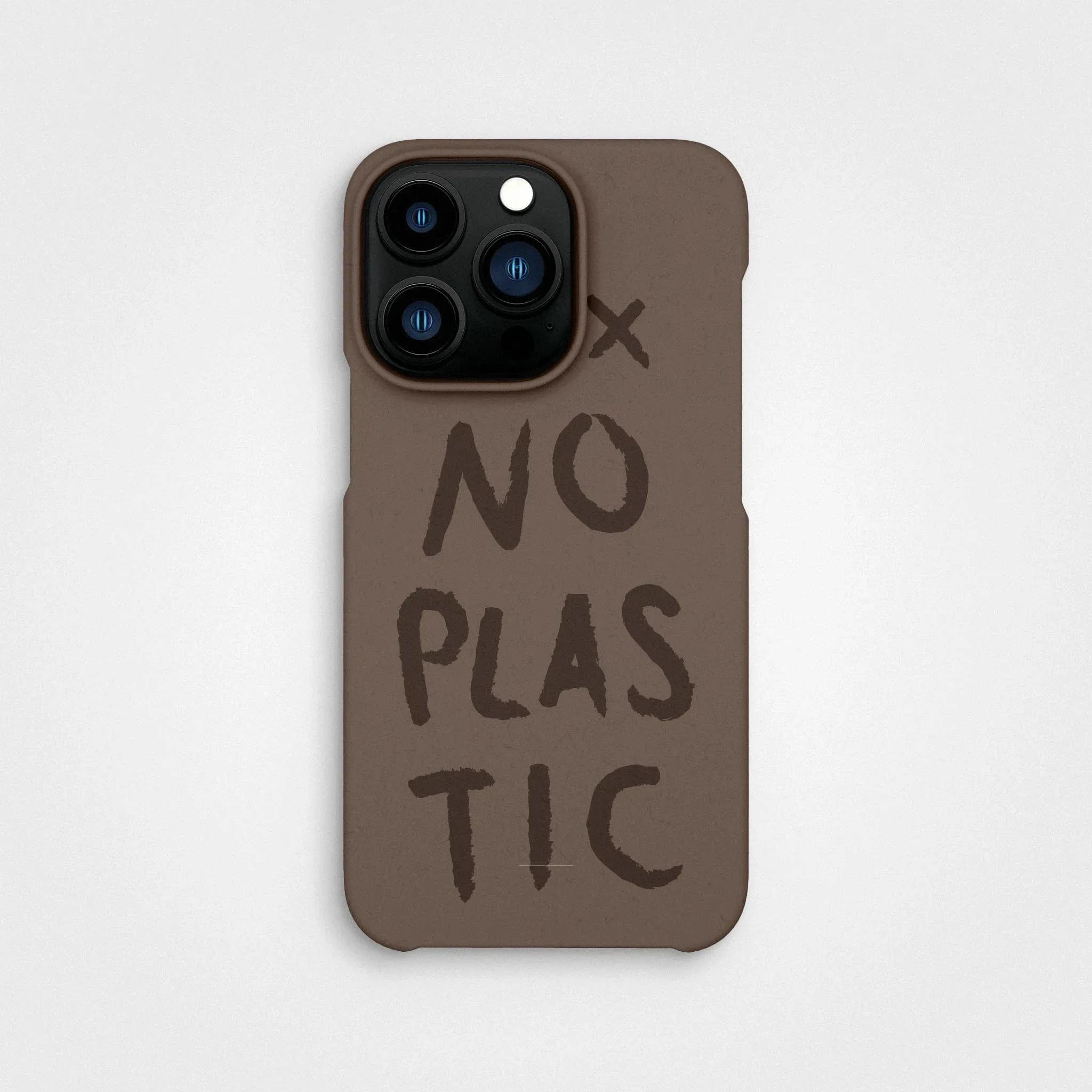 Plant-based phone case, no plastic | Earth brown