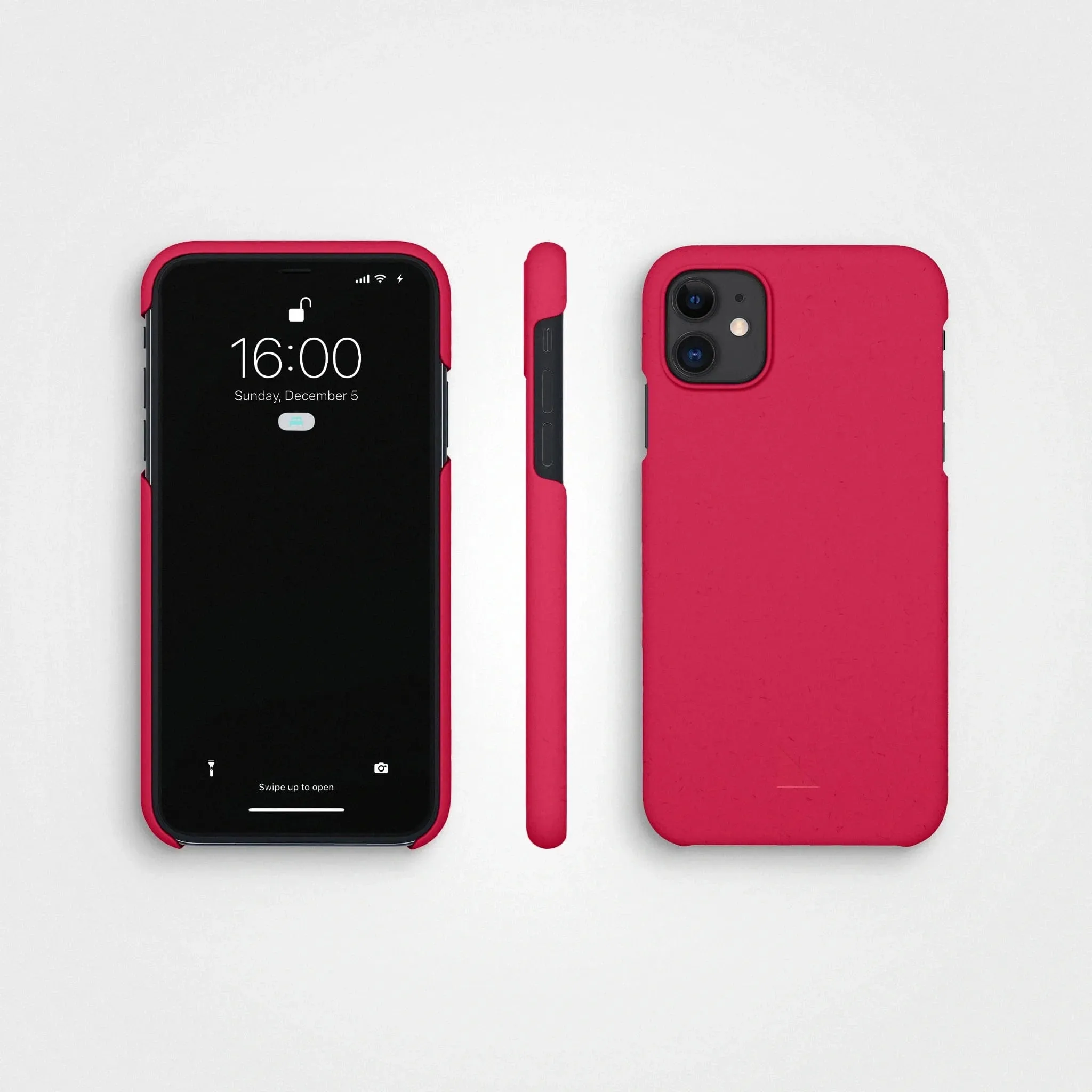 Plant-based phone case | Pomegranate red