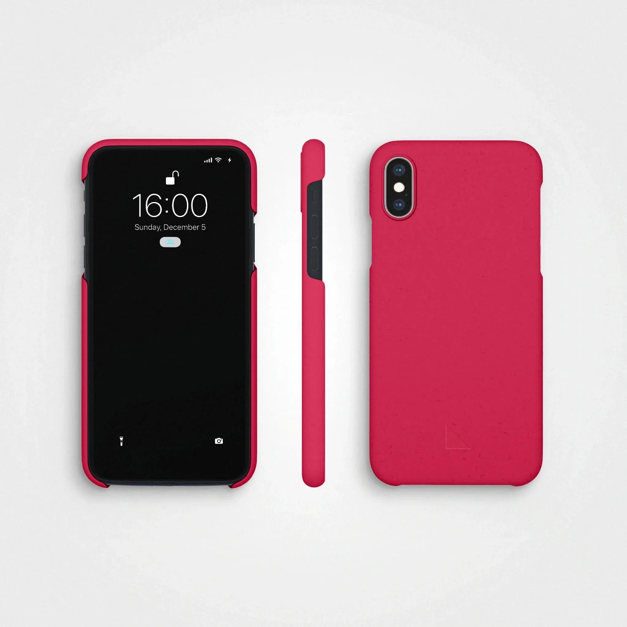 Plant-based phone case | Pomegranate red