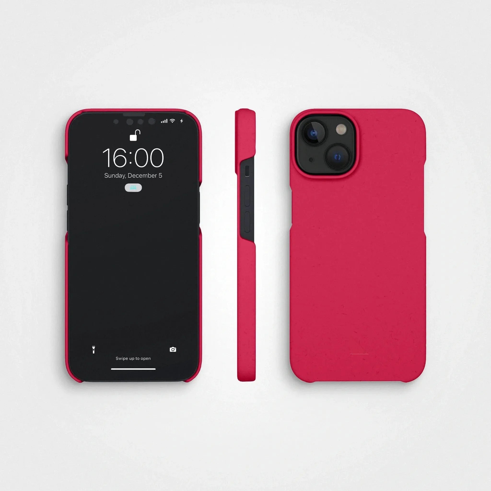 Plant-based phone case | Pomegranate red