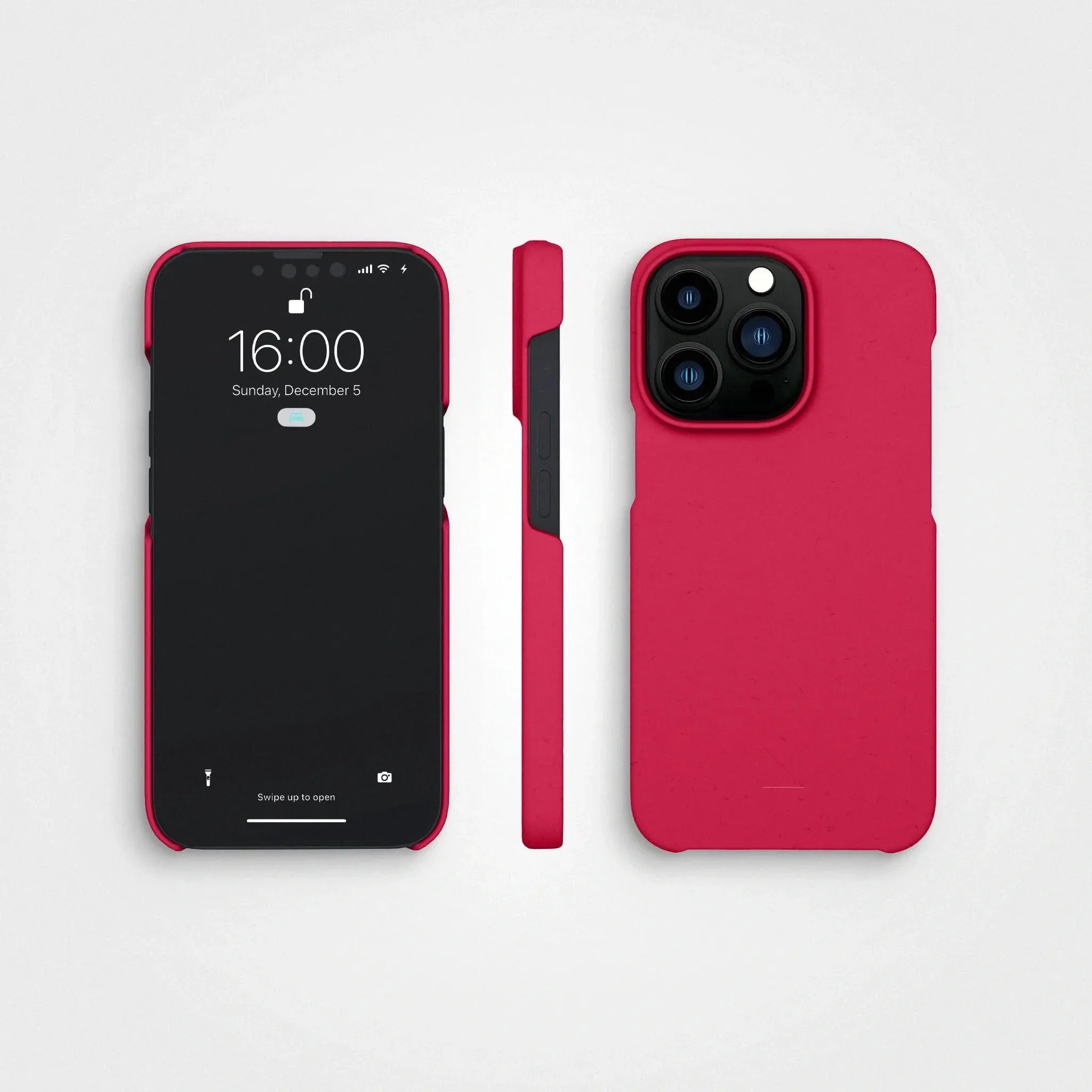 Plant-based phone case | Pomegranate red