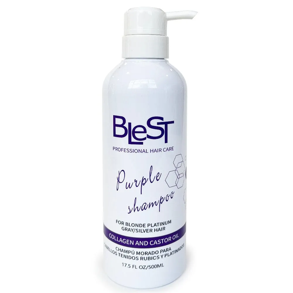 Purple Shampoo With Collagen And Castor Oil 500ml (1 unit)