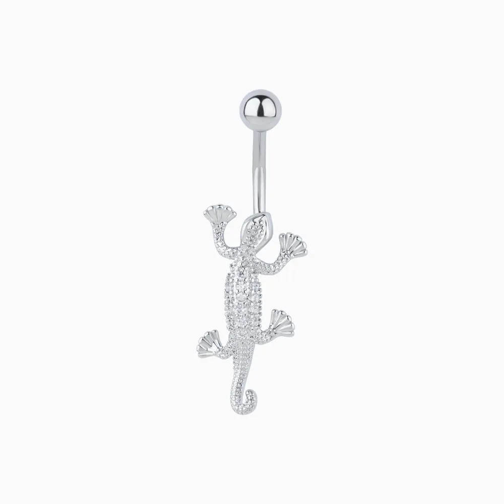 Shiny Gecko Belly Ring