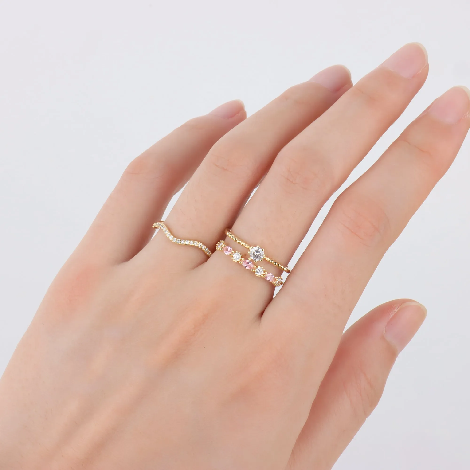 Shiny Wavy Ring