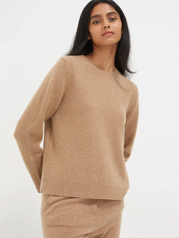 The Boxy Jumper in Camel