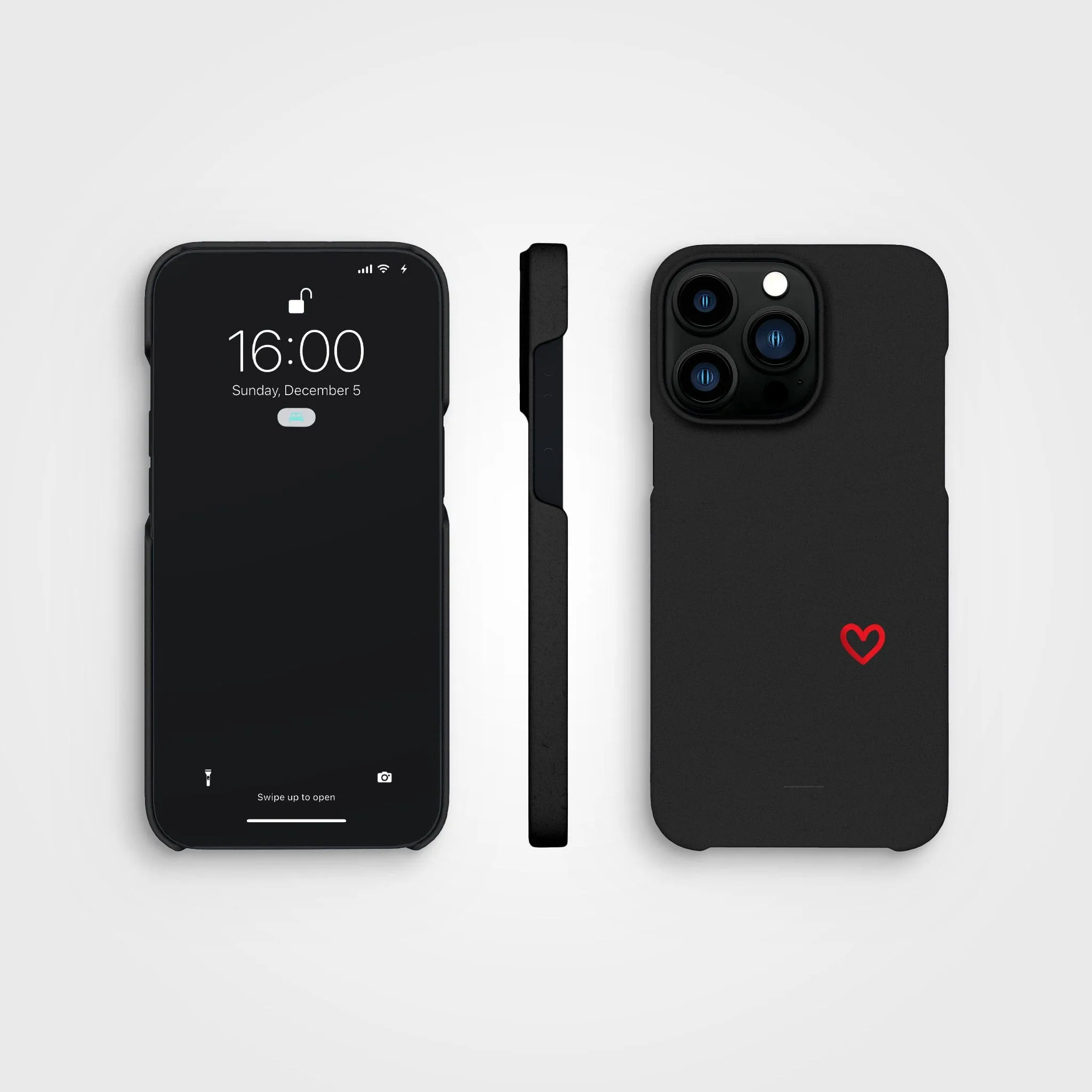 TrueLOVE - Emilia de Poret | Black Plant-Based Mobile Case