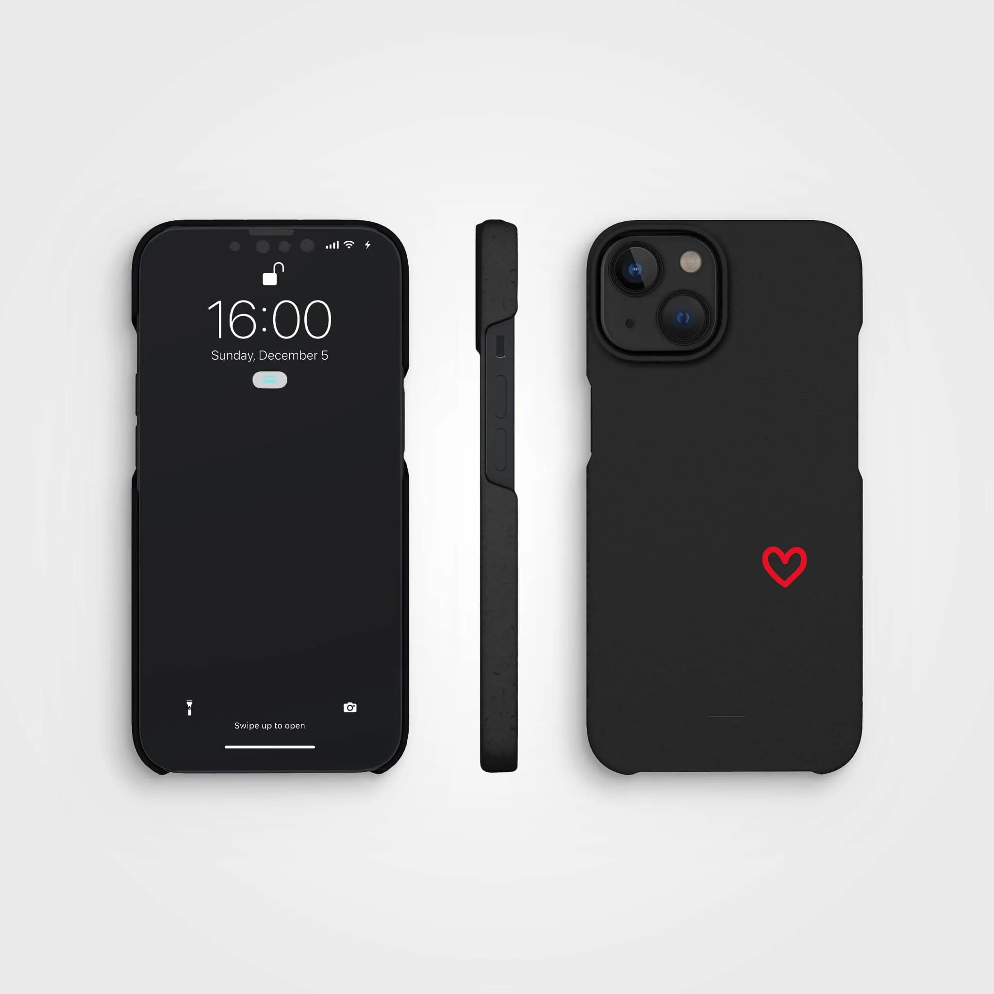 TrueLOVE - Emilia de Poret | Black Plant-Based Mobile Case