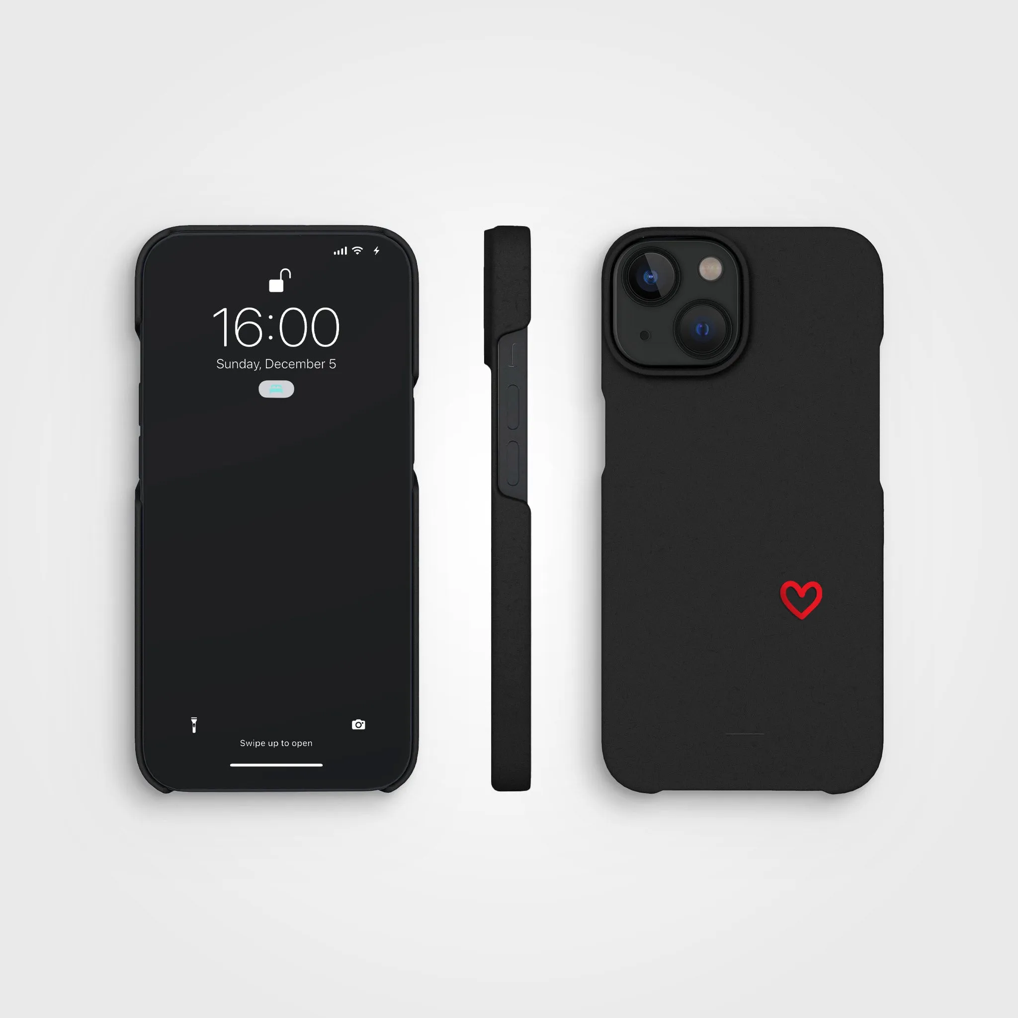 TrueLOVE - Emilia de Poret | Black Plant-Based Mobile Case