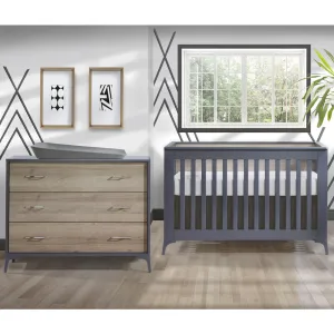 TULIP Metro Collection Crib and 3-Drawer Set